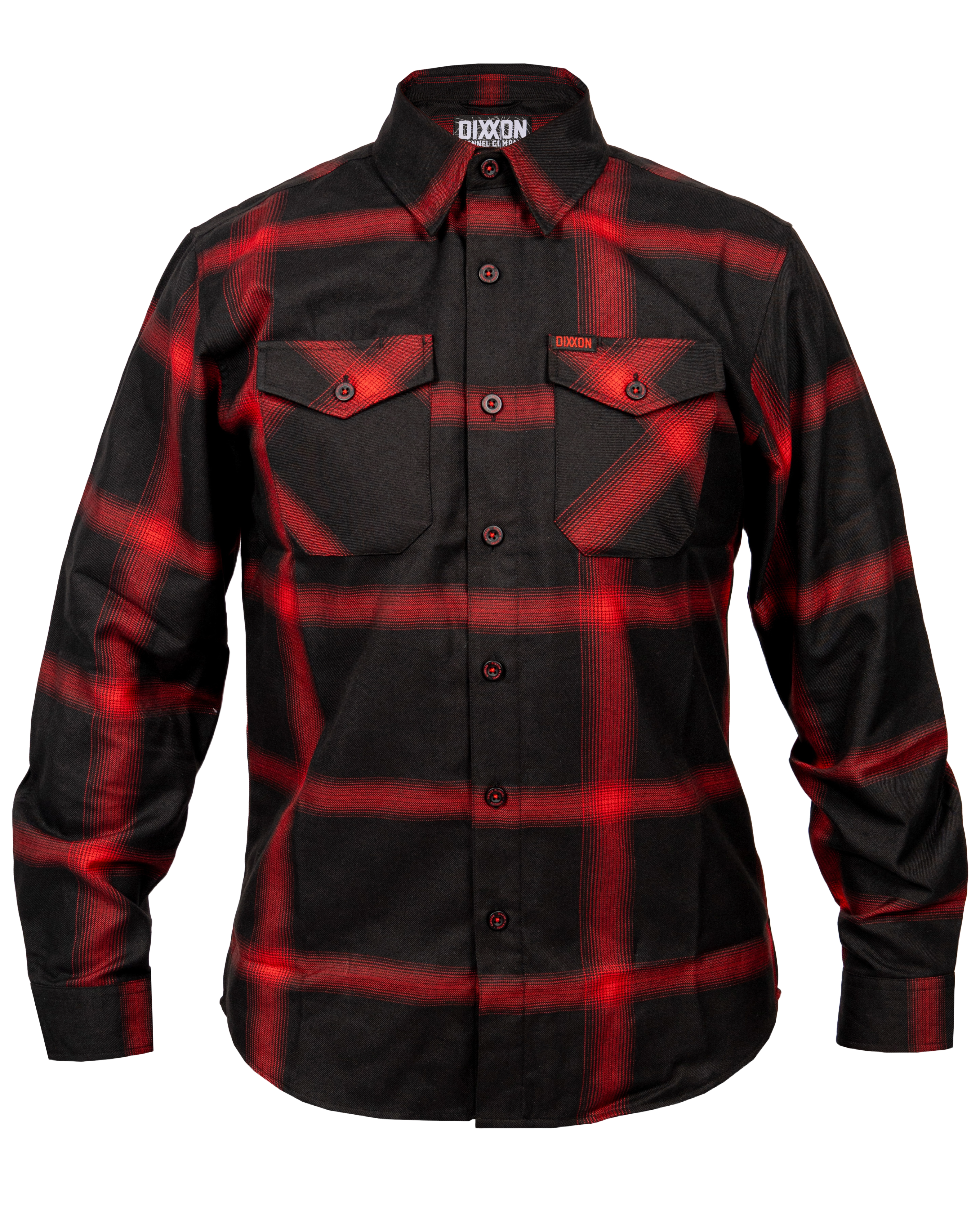 New hotsell Dixxon Menace Men's Red Black Plaid Long Sleeve Flannel Size XL