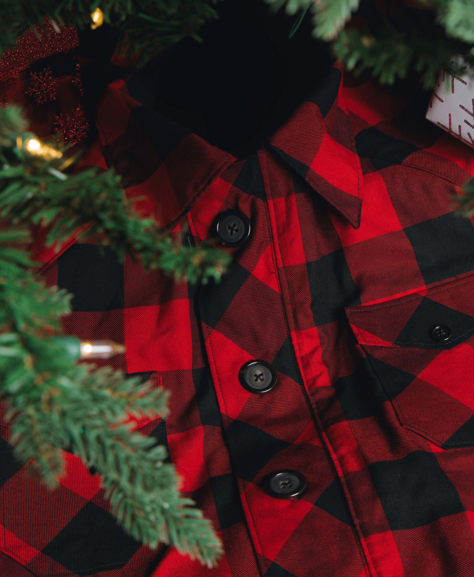 Plaid flannel shop tree skirt